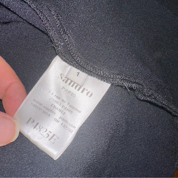 Sandro Paris Combishort Plume Romper Jumper Shorts Sleeveless (23) - Picture 4 of 6